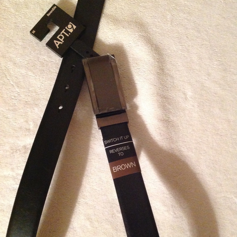 Apt. 9 Mens Reversible Dress Belt Sizes 34, & 40